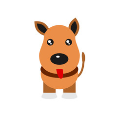 Happy dog illustration
