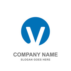 Letter V Icon Logo Vector Design Business Template Company