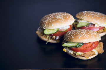 Hamburger fast food
