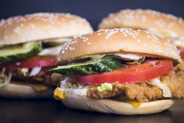Hamburger fast food
