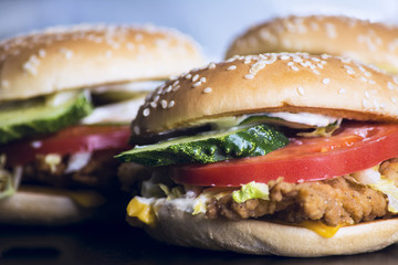 Hamburger fast food