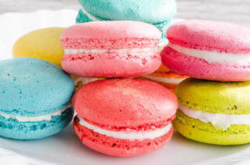 French macaroon cake