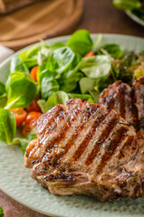 Grilled pork chops