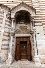 Fototapeta na wymiar The Duomo di Verona (Cathedral of Santa Maria Matricolare), Verona, Veneto, Italy