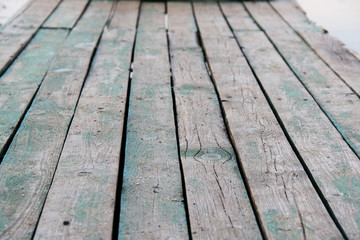 wooden platform. photo