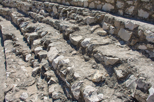 the rostrum of the roman amphitheatre in tarragona