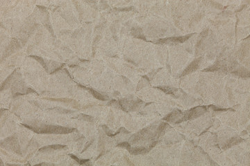 Brown wrinkle recycle paper for design and background.
