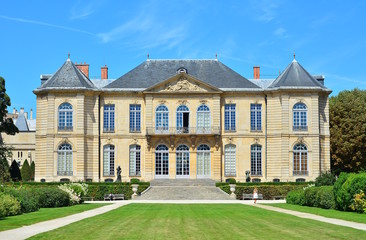 Fototapeta na wymiar The public museum dedicated to the sculptor August Rodin in Paris, France