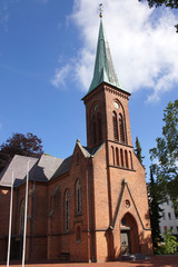 Fototapeta premium Katholische Kirche St. Marien in Eutin, Ostholstein, Schleswig-Holstein