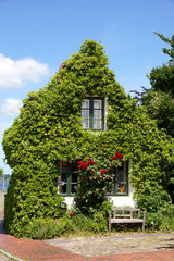 Gebäude am Binnenwasser von Neustadt in Holstein, Schleswig-Holstein