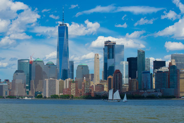 View of New York from Ellise island