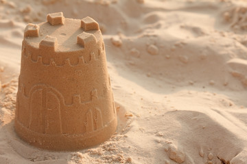 Sand castle beach.