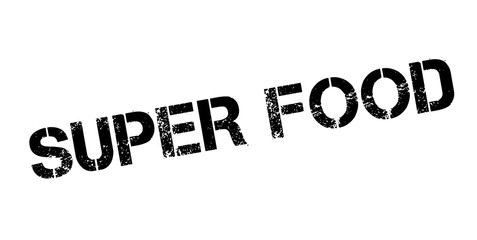 Super Food rubber stamp. Grunge design with dust scratches. Effects can be easily removed for a clean, crisp look. Color is easily changed.