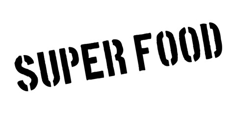 Super Food rubber stamp. Grunge design with dust scratches. Effects can be easily removed for a clean, crisp look. Color is easily changed.