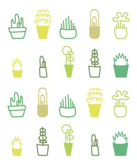 Potted plants