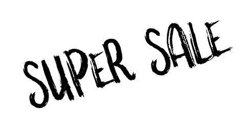 Super Sale rubber stamp. Grunge design with dust scratches. Effects can be easily removed for a clean, crisp look. Color is easily changed.