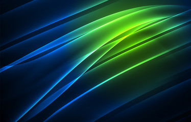 Vector polar lights concept background