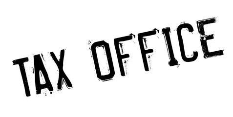 Tax Office rubber stamp. Grunge design with dust scratches. Effects can be easily removed for a clean, crisp look. Color is easily changed.