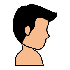 young man shirtless avatar character