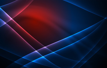 Obraz premium Vector polar lights concept background