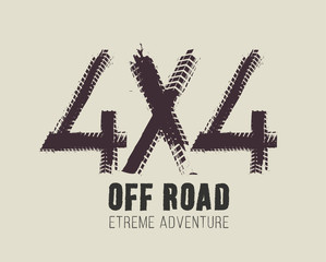 4x4 Lettering Image © Double Brain