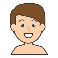 young man shirtless avatar character