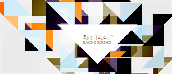 Triangle pattern design background