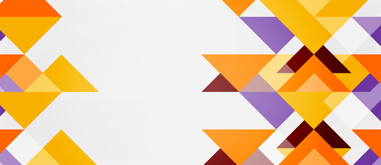 Triangle pattern design background