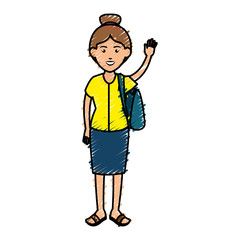 beautiful woman avatar character