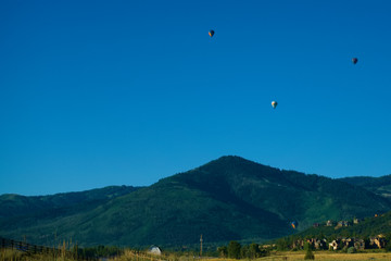 Hot air balloons