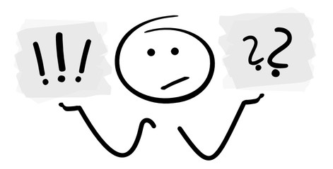 Strichmännchen Problem und Lösung