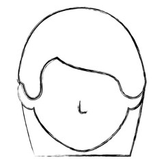 beautiful woman head avatar character