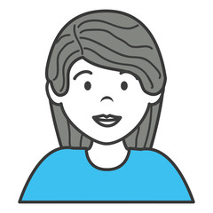 beautiful woman avatar character