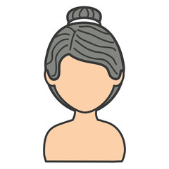 beautiful woman shirtless avatar character