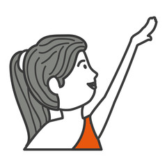 beautiful woman dancing vallet © Gstudio