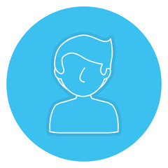 young man shirtless avatar character