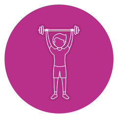 avatar man weight lifting