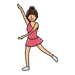 beautiful woman dancing vallet © Gstudio