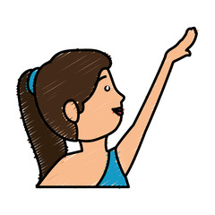 beautiful woman dancing vallet © Gstudio