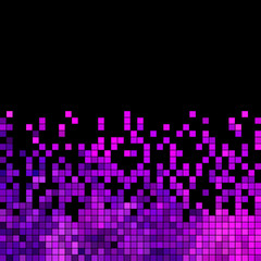 abstract vector square pixel mosaic background