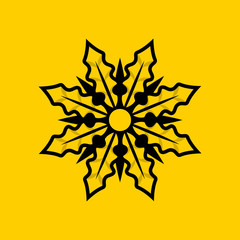 Wild Flower Solid Logo Design