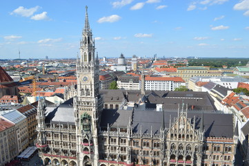 Fototapeta na wymiar New town hall in Munich