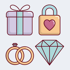 wedding related icons