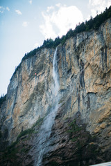 Fototapeta na wymiar Switzerland waterfall