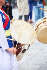 Trommler and dancer south korea