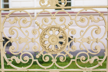 Forged decorative fence.