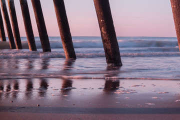 pilings of pier