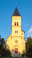 Fototapeta premium Church of St. Prokop in Branik, Prague, Czech Republic