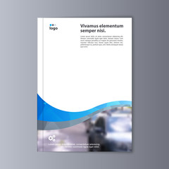 Abstract flyer design background. Brochure template.