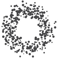 Chaotic dotted texture